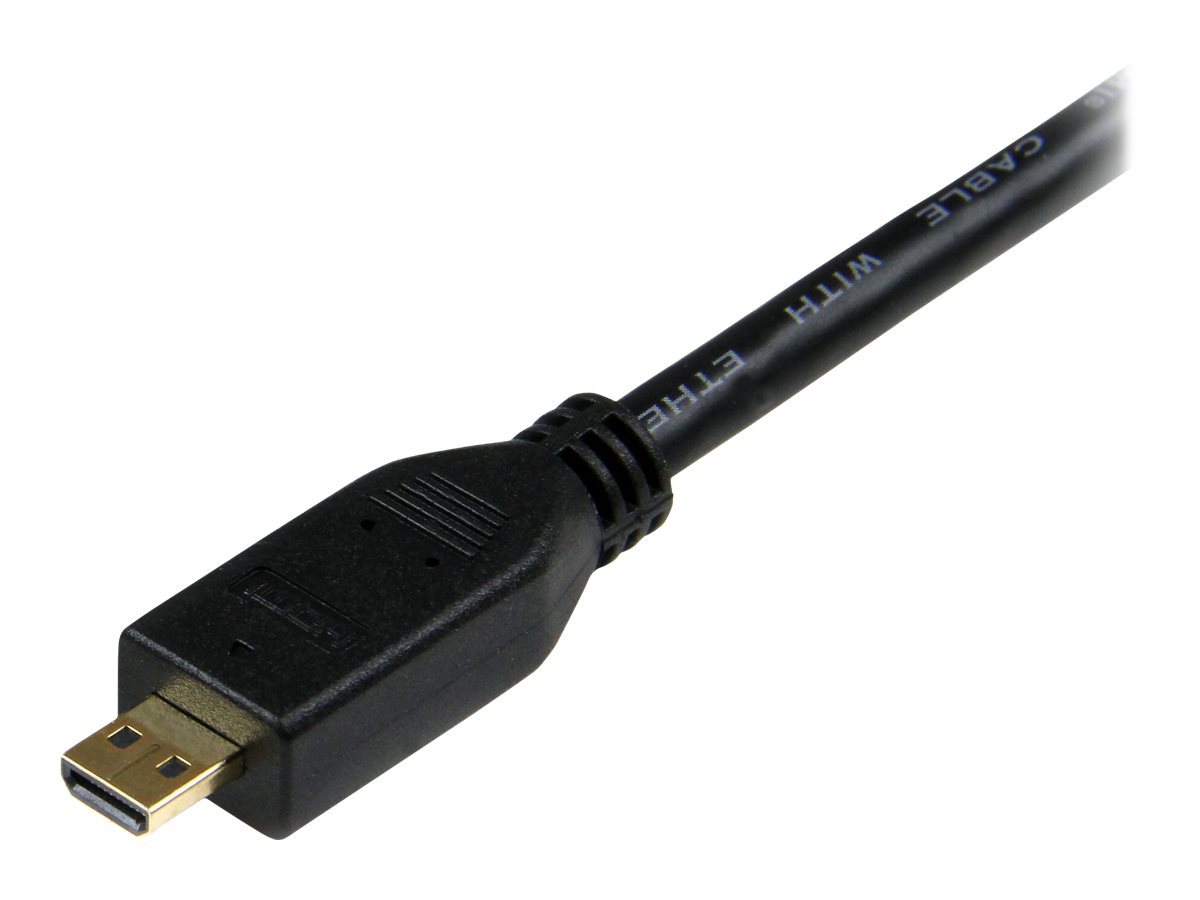 STARTECH.COM 2 m High Speed HDMI-Kabel mit Ethernet - HDMI auf HDMI Micro - Stecker/Stecker