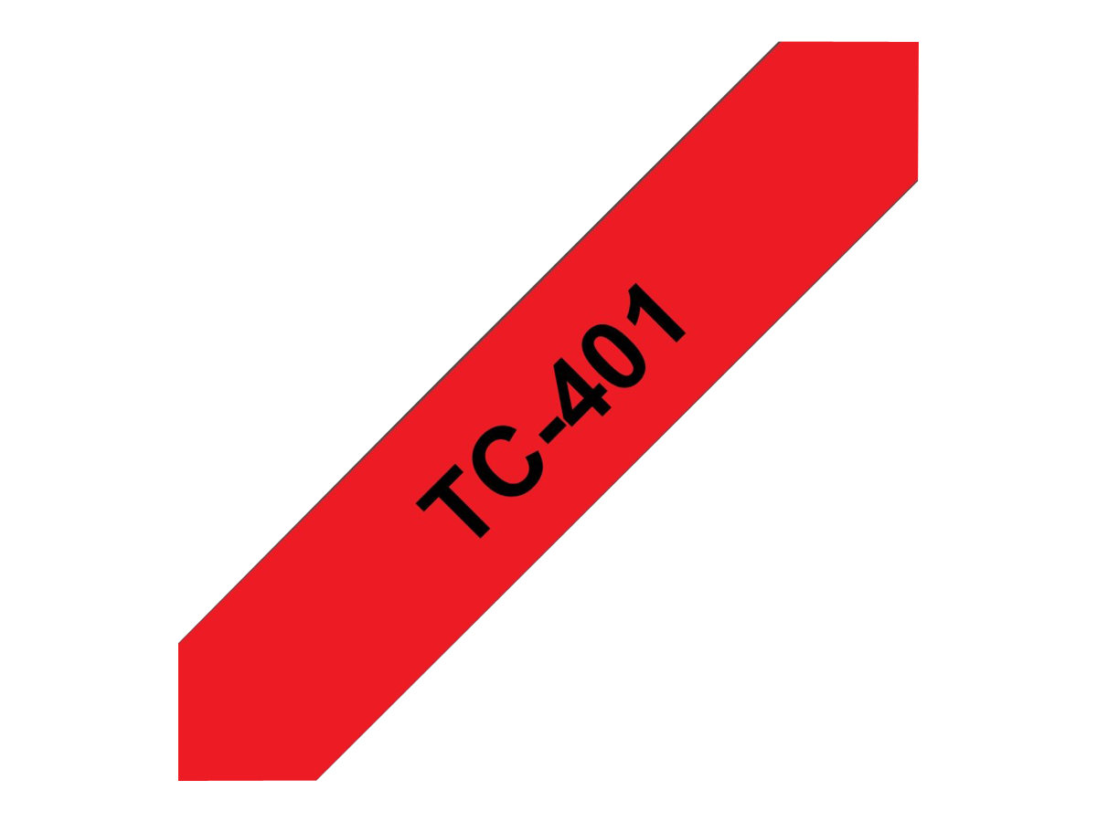 TC401 BROTHER PT Schriftband 12mm rot TC401 BROTHER PT Schriftband 12mm rot