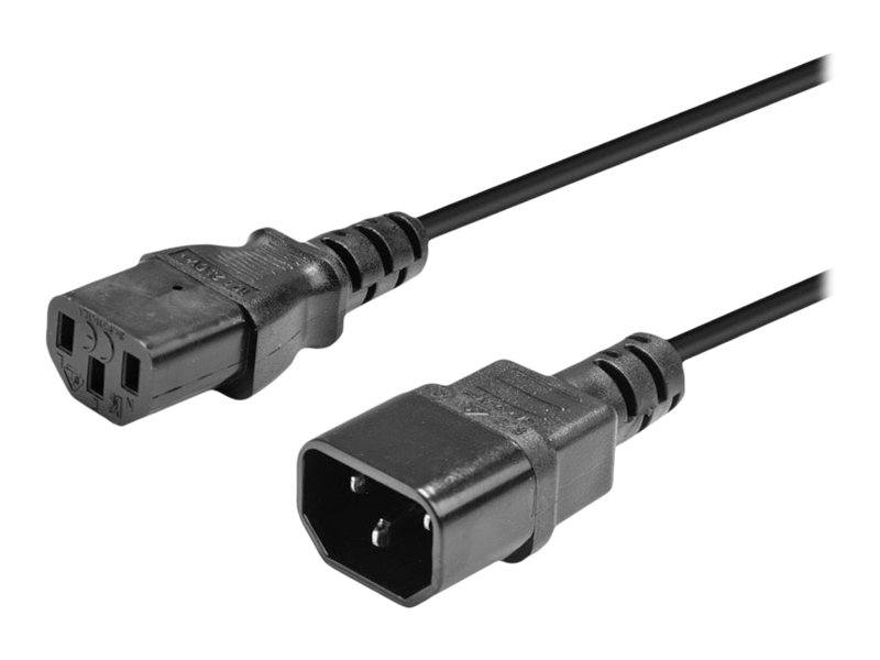LINDY 0,5m IEC C14 an IEC C13 Netzkabel