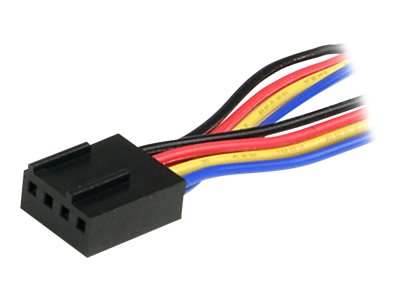 STARTECH.COM 12in 4 Pin Fan Power Splitter Cable - F/M