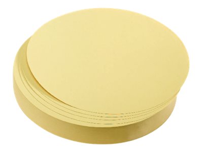 Franken Moderationskarten gelb Ø 19,5 cm