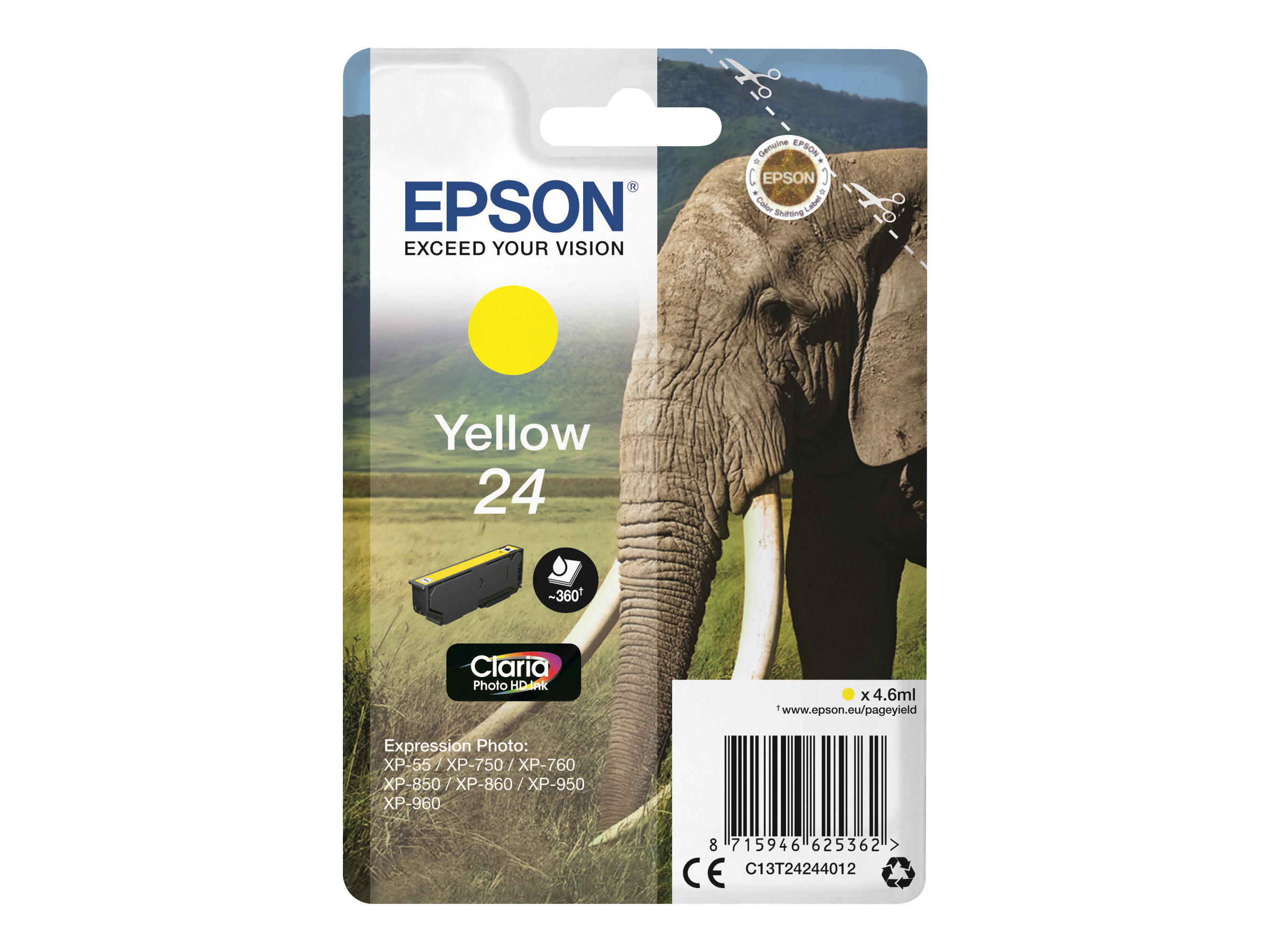 C13T24244012 EPSON XP Tinte yellow ST