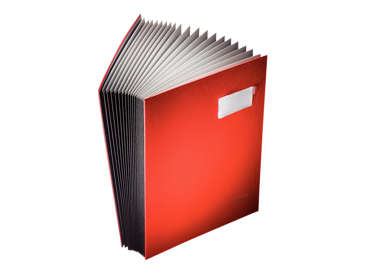 LEITZ Unterschriftenmappe Unterschritsmappe 5700 20 Faecher rot LEITZ Unterschriftenmappe Unterschritsmappe 5700 20 Faecher rot