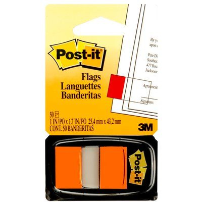 Post-it® Index Haftmarker orange 50 Streifen Post-it® Index Haftmarker orange 50 Streifen
