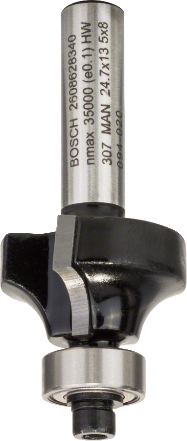Bosch Abrundfräser für Hartholz Schleifmittel