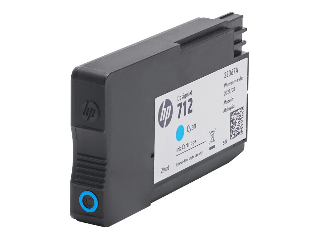 HP 712 (3ED67A) cyan Druckerpatrone