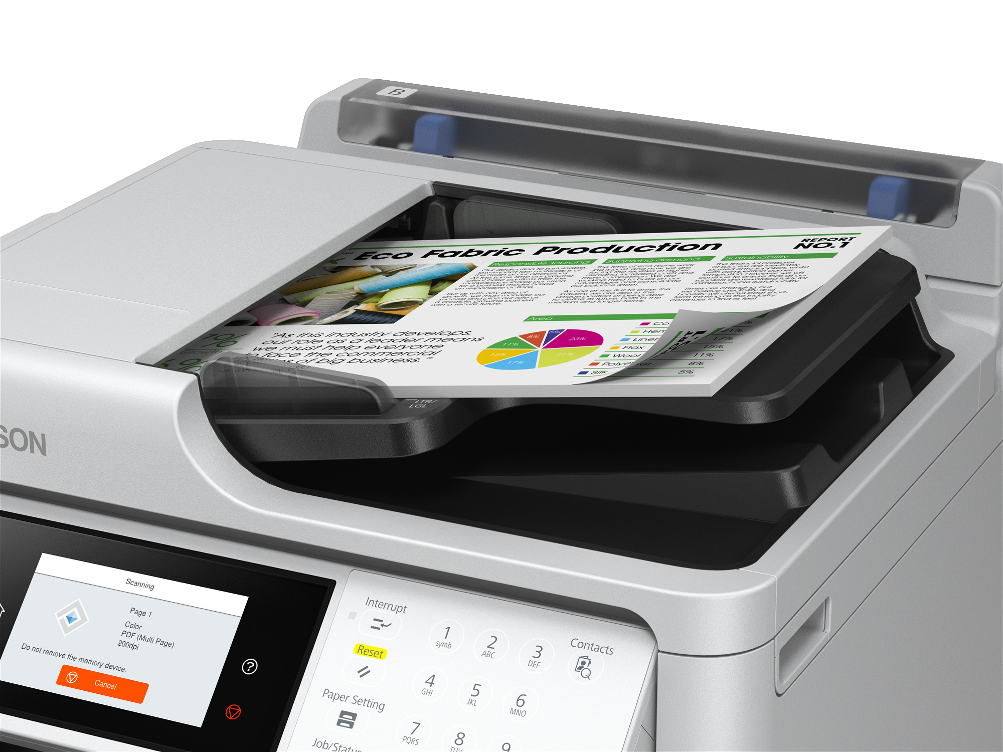 Epson WorkForce Pro EM-C800RDWF USB LAN WLAN