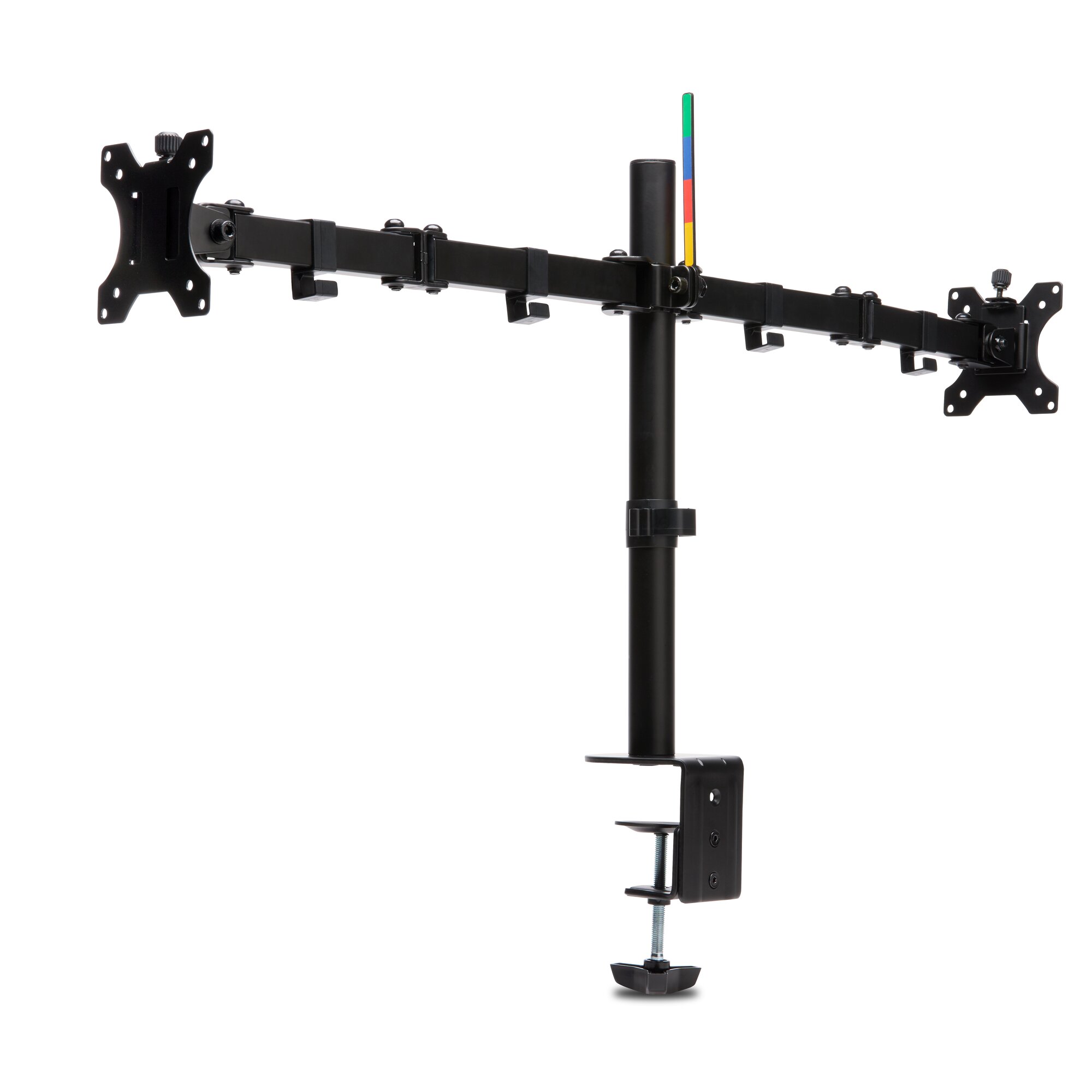 Kensington MonitorHalterung SmartFit Ergo Dual K55409WW schwarz für 2 Monitore, Tischklemme, Tischbohrung