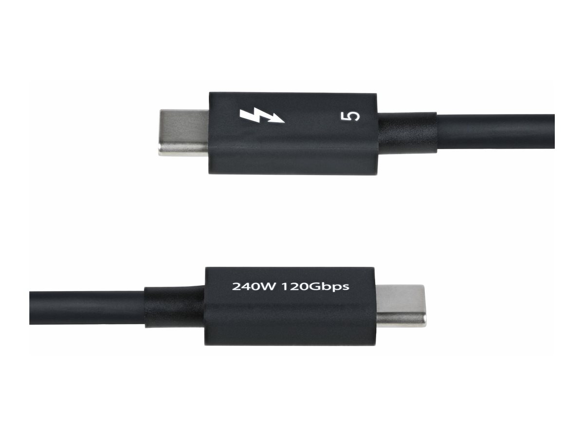 StarTech.com Thunderbolt-Kabel 1m 80Gbps/120Gbps schwarz