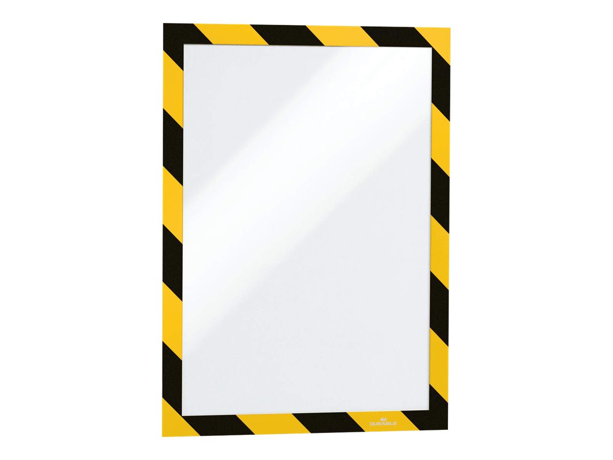 DURABLE Magnetrahmen DURAFRAME MAGNETIC SECURITY A4 gelb A4, 5 St