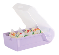 HAN CROCO Karteikasten DIN A8 fuer 500 Karteikarten pastelllila-transparent mit Deckel HAN CROCO Karteikasten DIN A8 fuer 500 Karteikarten pastelllila-transparent mit Deckel