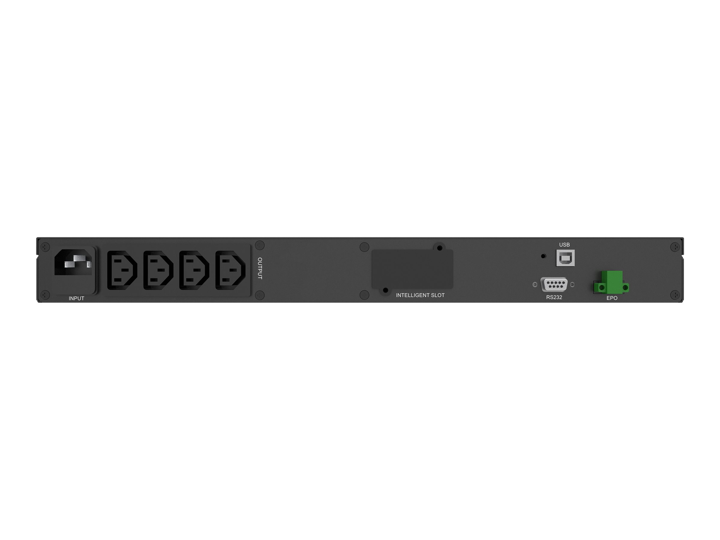 POWERWALKER VI 1500 R1U 1500VA / 900W Line-Interactive USV 1HE Rack AVR LCD Reine Sinuswelle SNMP Slot