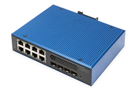 DIGITUS Ind. 8+4SFP+Port L3 managed Gigabit Ethernet Switch 8 x GE RJ45 + 4 SFP+ Port