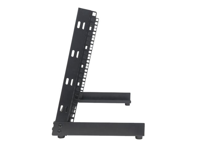 INTELLINET 48,3cm 19Zoll Laborgestell 2-Pfosten Desktop-Laborgestell 12 HE Flatpack schwarz