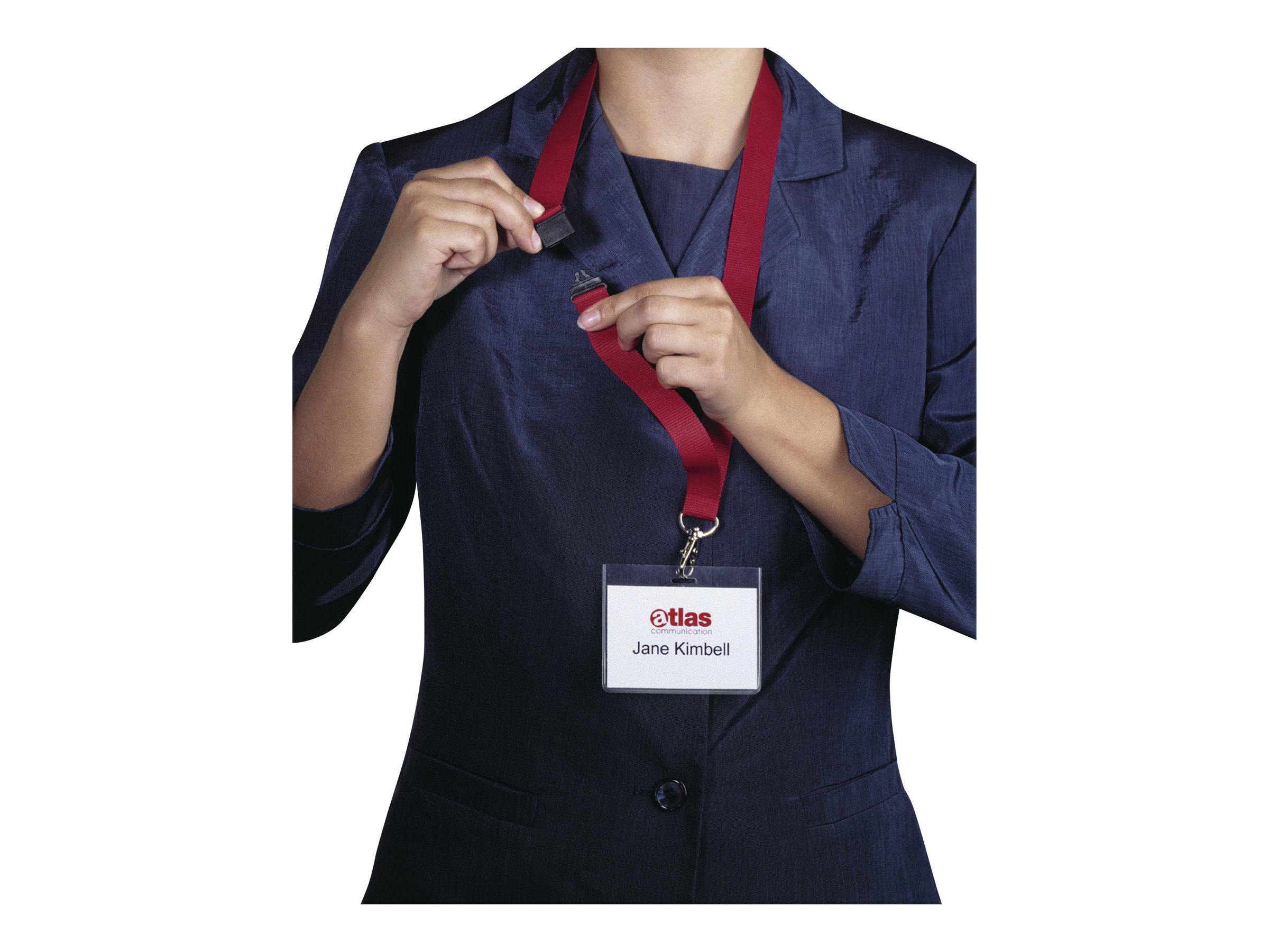 DURABLE Lanyards rot 10 St.
