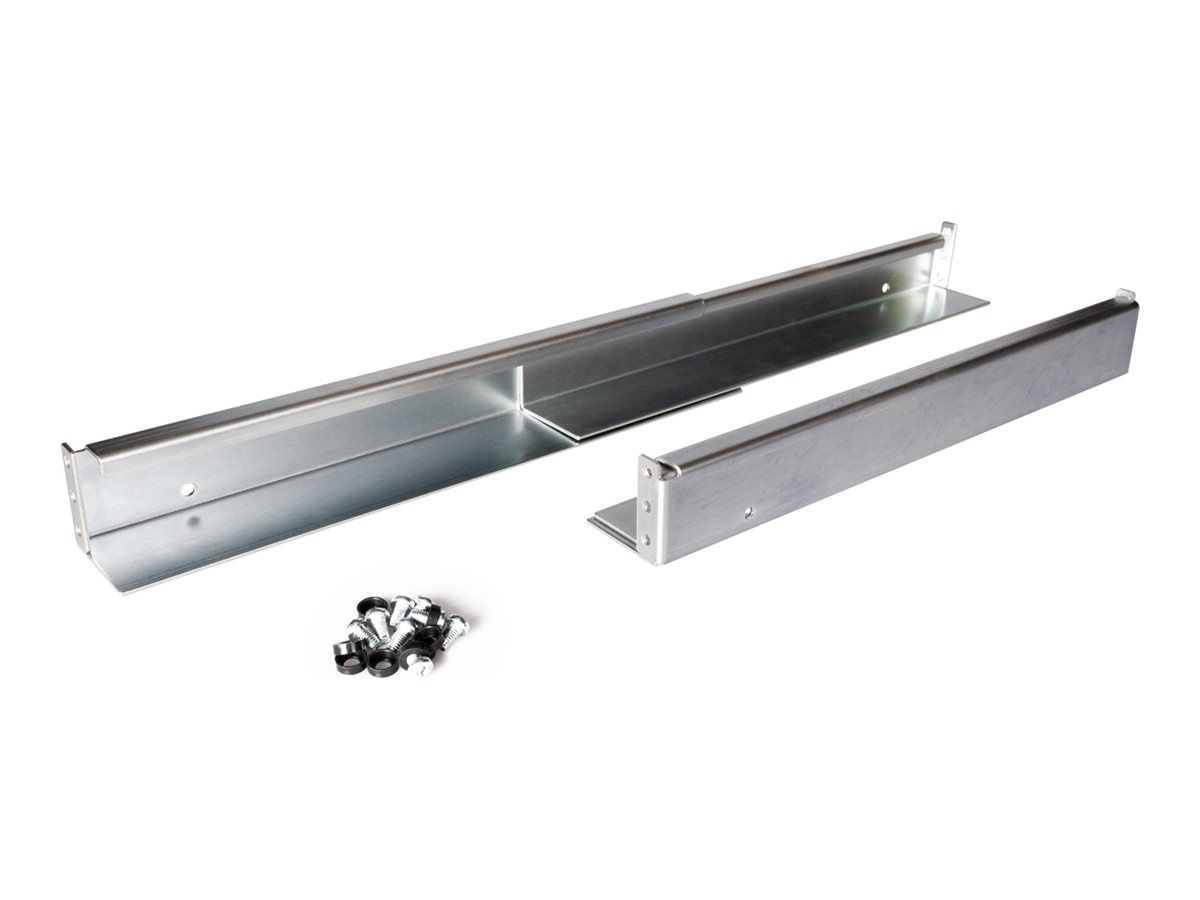 ROLINE Gleitschienen Set tiefenvariabel 350 bis 600mm inkl Befestigungsmaterial