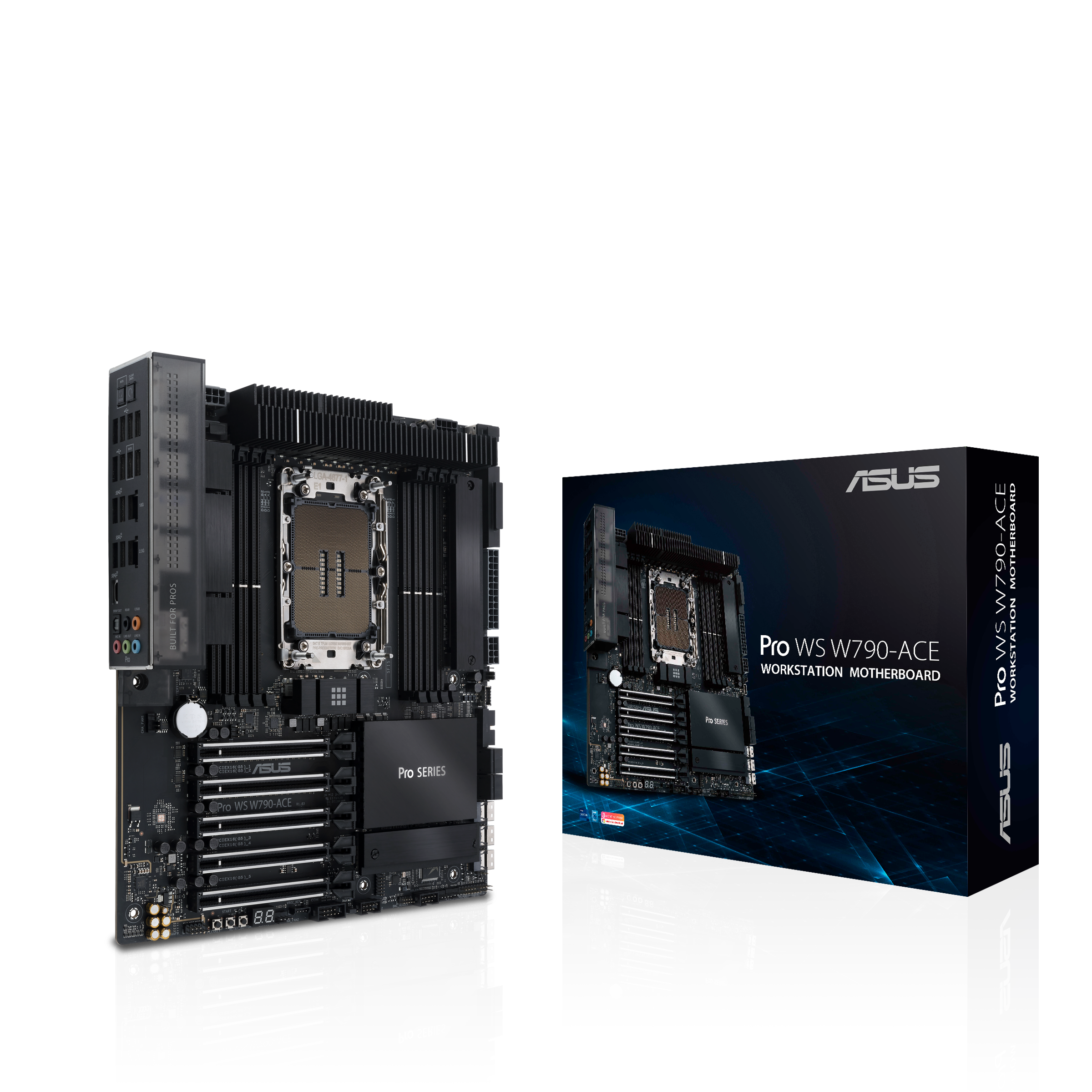 ASUS PRO WS W790ACE LGA4677 ATX 8xDDR4 7xPCIe 40 x16 8xSATA 3xM2