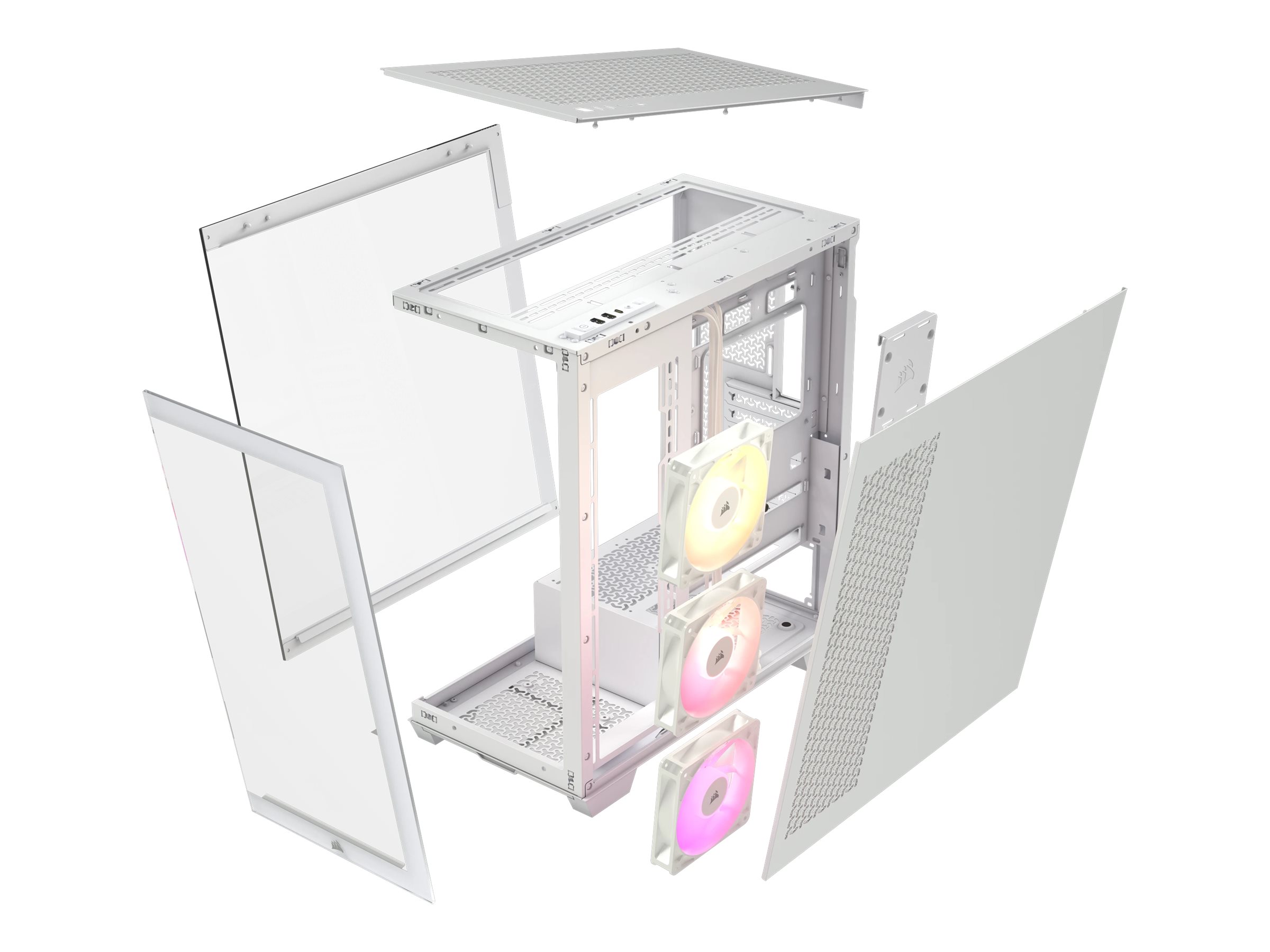Corsair 3500X ARGB weiss Midi Tower ATX Gaming Gehaeuse