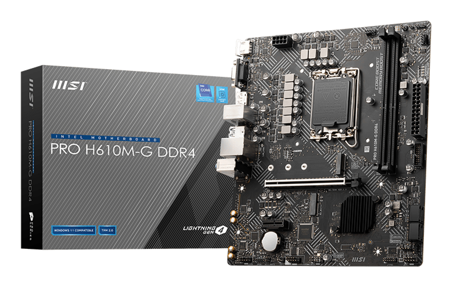 MSI PRO H610MG LGA1700 2xDDR4 1xM2 4xSATA