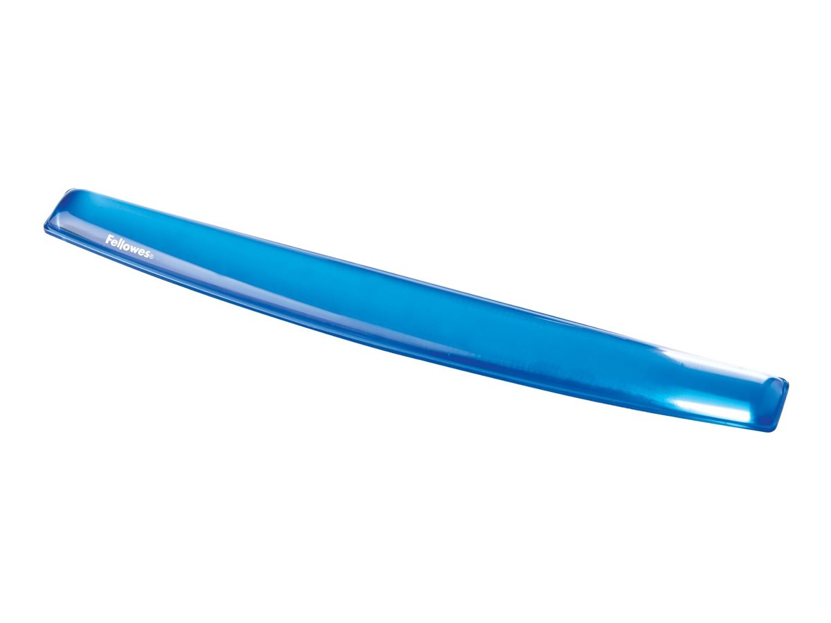 Fellowes Tastatur-Handballenauflage Crystals Gel blau