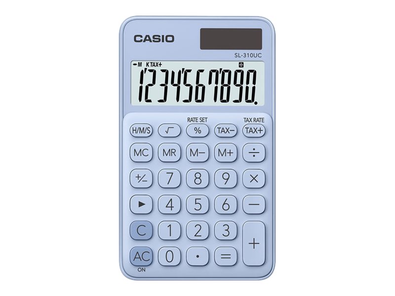 CASIO SL-310UC Taschenrechner hellblau CASIO SL-310UC Taschenrechner hellblau