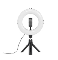 hama SpotLight Smart 80 II LED-Ringlicht mit Stativ schwarz 9 Watt hama SpotLight Smart 80 II LED-Ringlicht mit Stativ schwarz 9 Watt