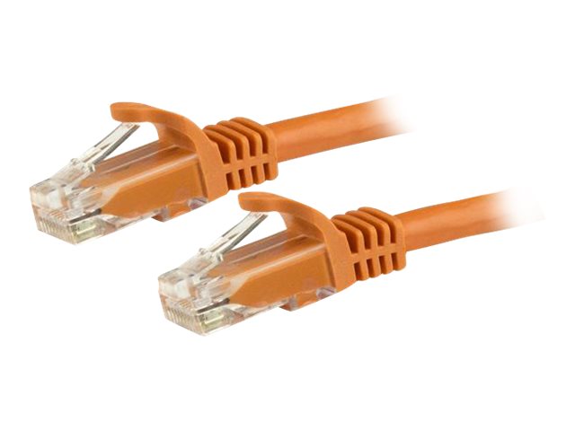 StarTech 3m Orange Gigabit Snagless RJ45 UTP Cat6 Patch Cable
