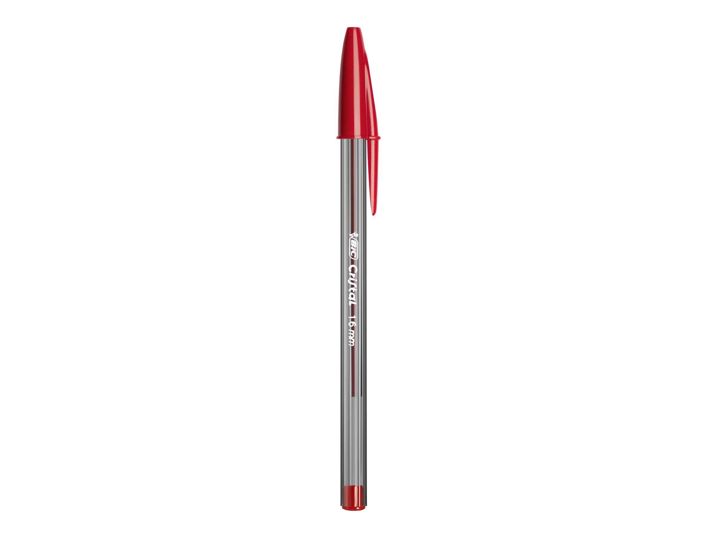 BIC Kugelschreiber CRISTAL MULTICO transparent, Schreibfarbe: farbsortiert, 10 St.