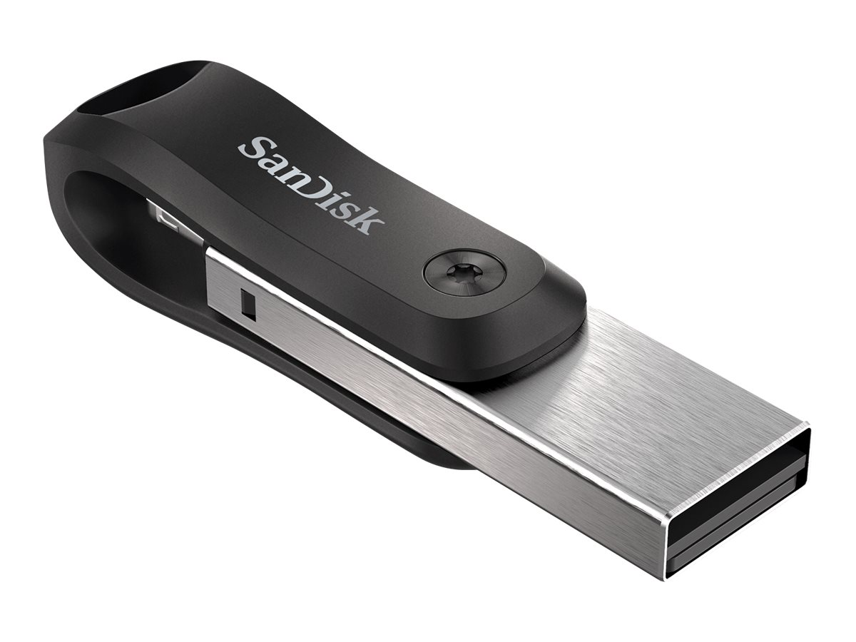 SanDisk USB-Stick iXpand Go schwarz, silber 256 GB