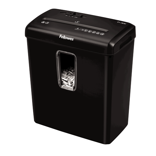Fellowes Powershred P-30C 4 × 34 mm schwarz