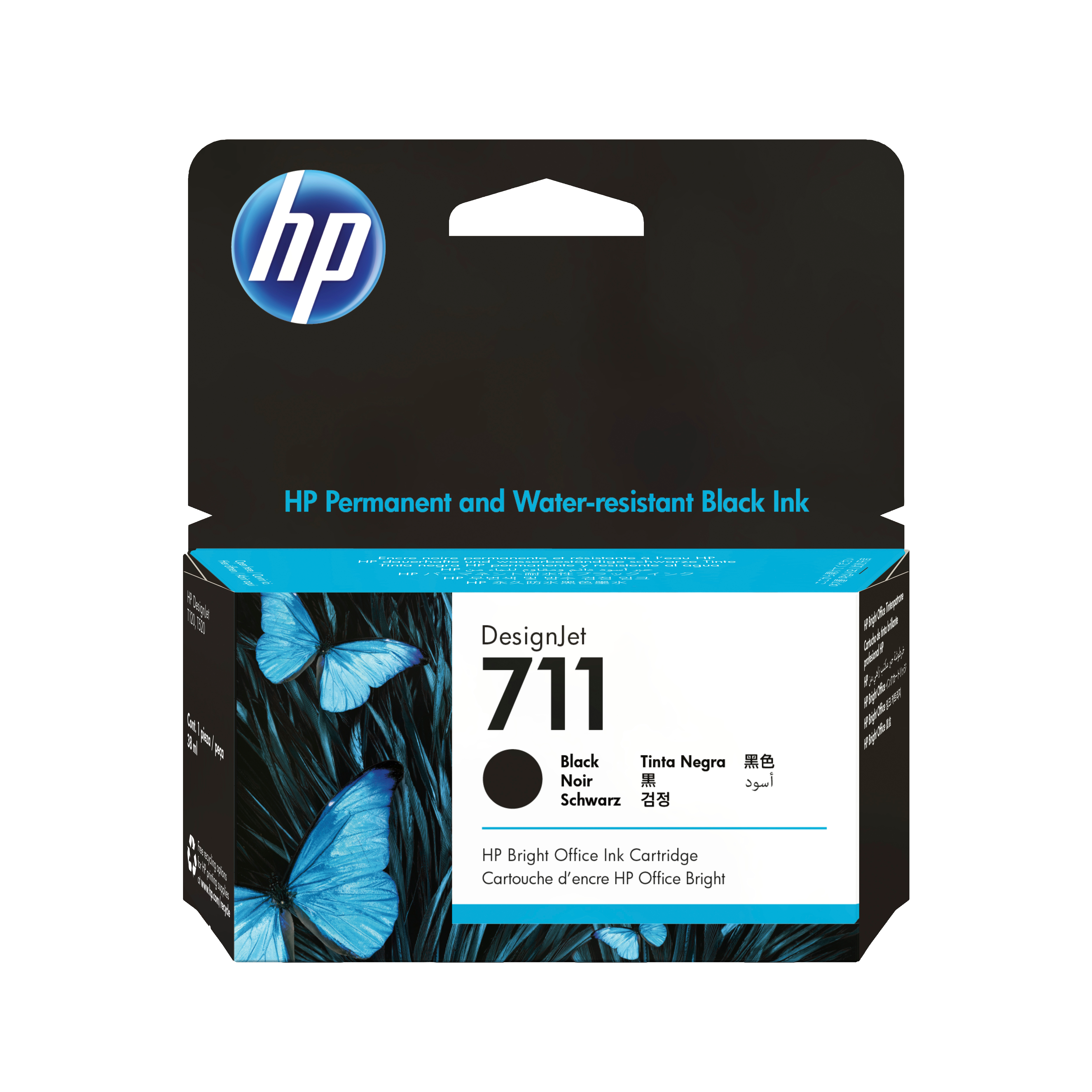 HP 711CZ129A schwarz Druckerpatrone