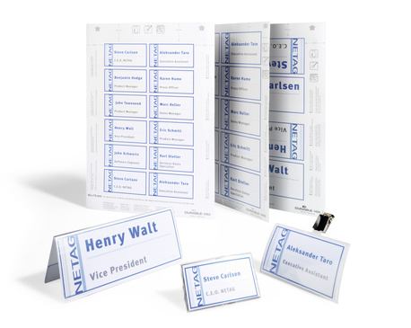 DURABLE Einsteckschilder fuer Namensschilder Badgemaker 9,0 x 6,0 cm, 160 St.