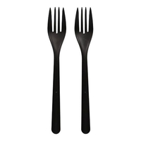 circulware RESBONSIBLES Mehrweg-Gabeln, Kunststoff schwarz, 50 St. circulware RESBONSIBLES Mehrweg-Gabeln, Kunststoff schwarz, 50 St.