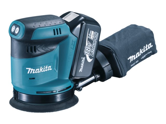 makita DBO180RTJ AkkuExzenterschleifer 18,0 V, mit 2 Akkus