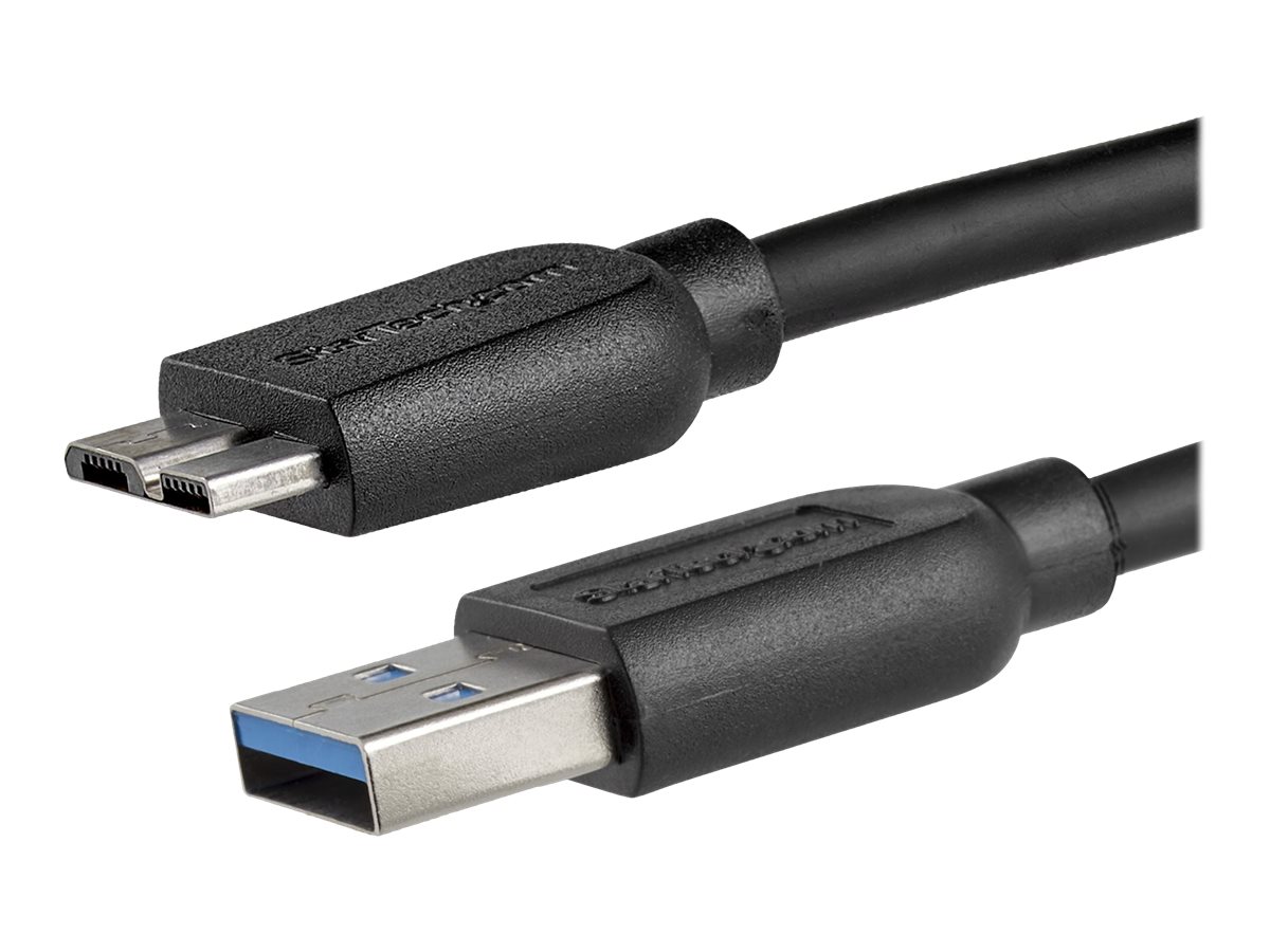 STARTECH.COM Slim Micro USB 3.0 Cable - M/M - 2m 6ft