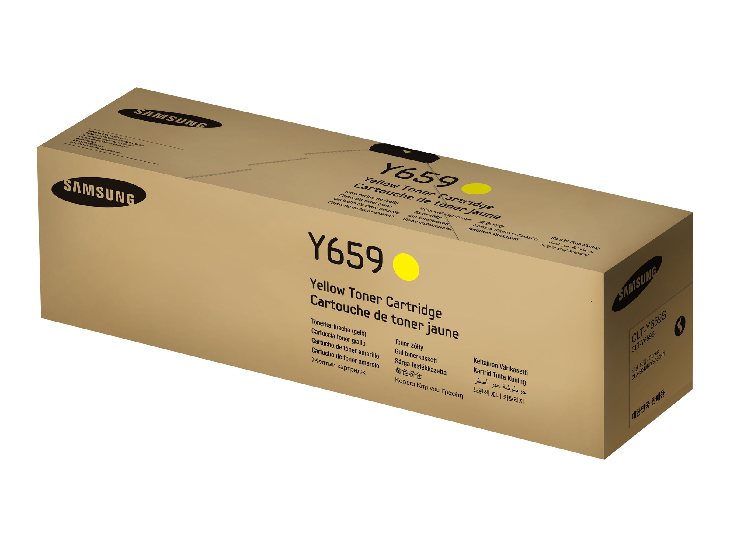 SAMSUNG original Toner cartridge LT-Y659S/ELS Yellow Toner cartridge SU570A SAMSUNG original Toner cartridge LT-Y659S/ELS Yellow Toner cartridge SU570A