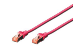 DIGITUS CAT 6 S/FTP Patchkabel, 2m, magenta