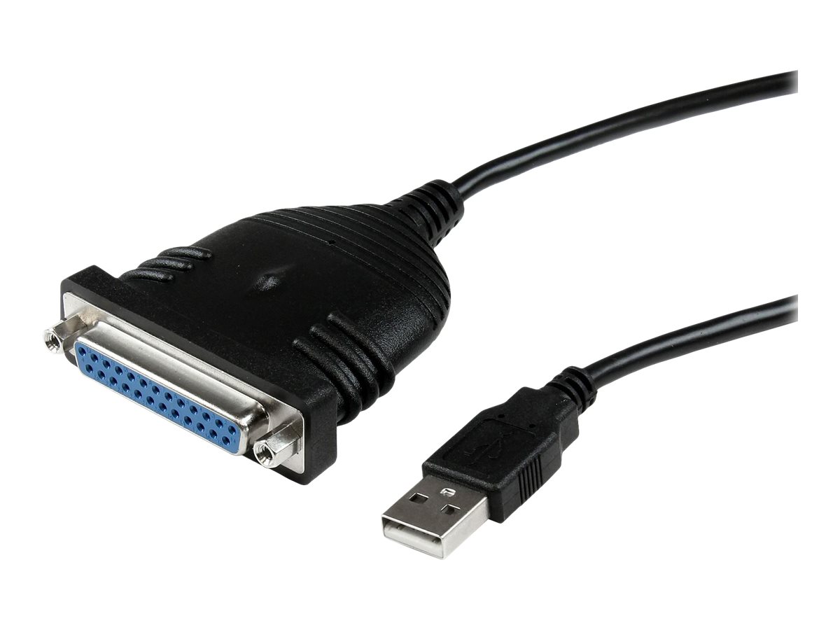StarTech.com USB auf Parallel Adapter Kabel 1,8m - Centronics / DB25/ IEEE1284 Druckerkabel zu USB - Stecker / Stecker - Parallel-Adapter