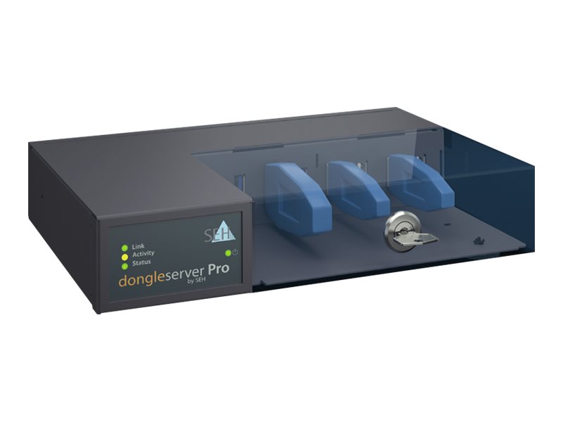 SEH Dongleserver Pro EU mit 8x USB fuer Lizenzdongle