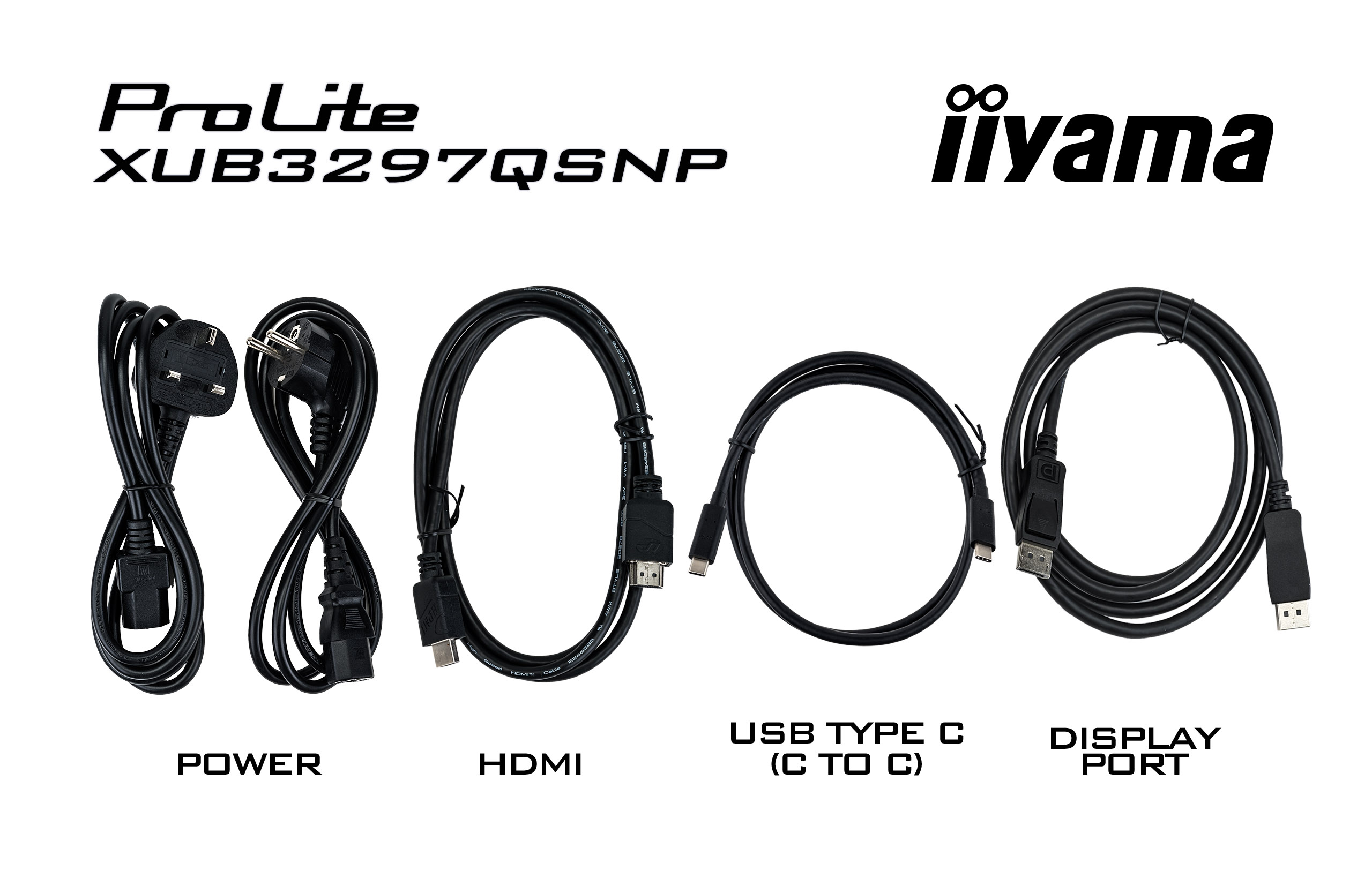 Iiyama ProLite XUB3297QSNP-B1 81.3 cm (32") 2xHDMI+DP+USB-C