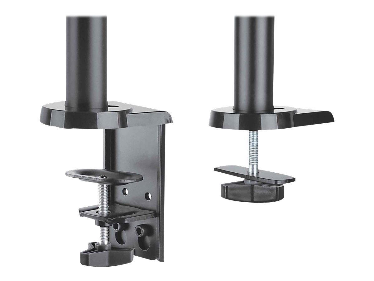 MANHATTAN Tischhalterung mit Gasdruckfeder und Kugelgelenk fuer zwei Monitore von 48,18-81,28cm 17Z-32Z und bis zu 8kg pro Arm