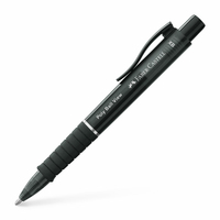 FABER-CASTELL Kugelschreiber Poly Ball View schwarz/transparent, Schreibfarbe: blau, 1 St. FABER-CASTELL Kugelschreiber Poly Ball View schwarz/transparent, Schreibfarbe: blau, 1 St.
