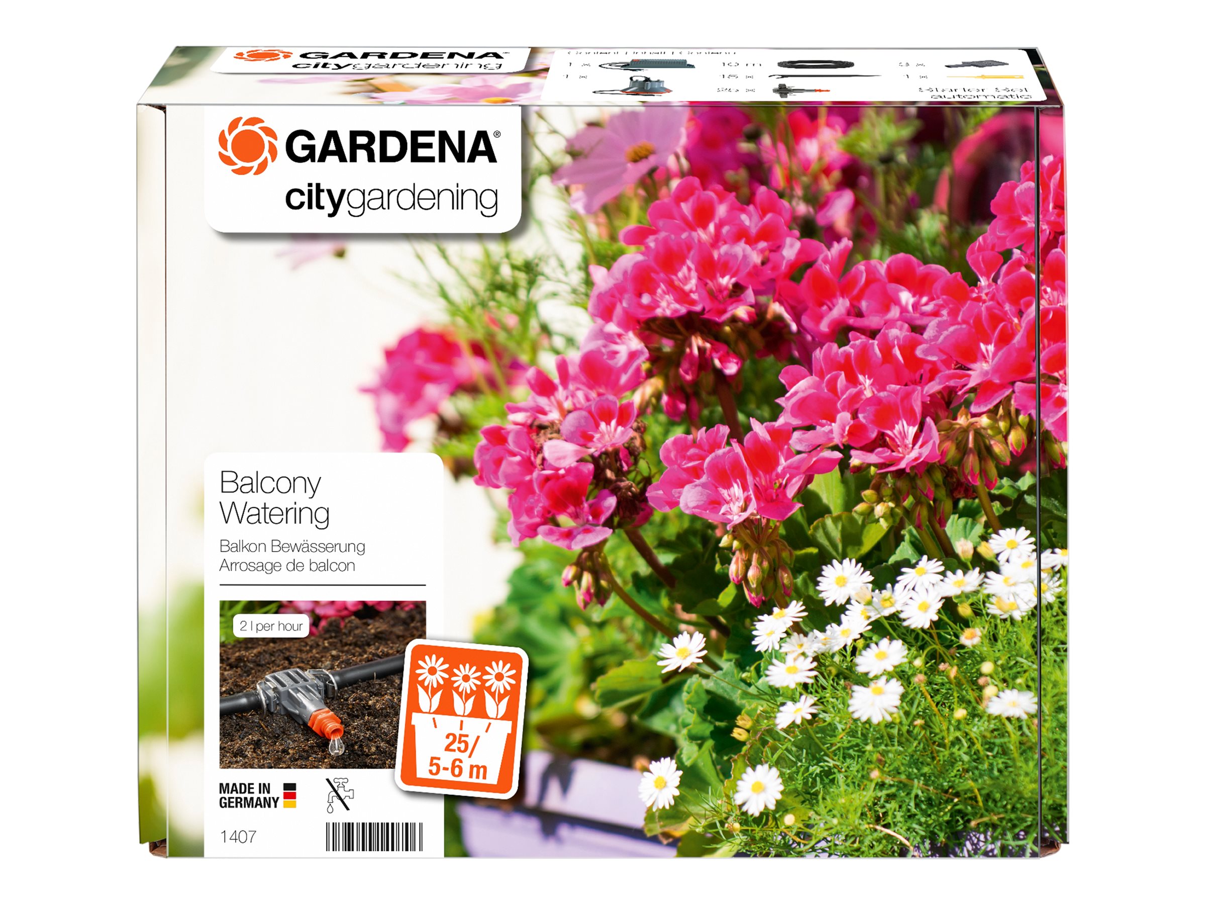 Gardena Blumenkastenbewässerung Vollautomatisch