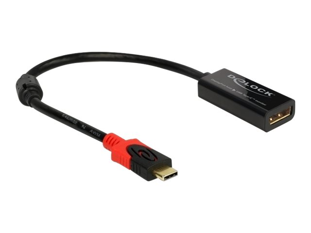 Delock DisplayPort Adapter fuer einen USB Type-C Monitor 4K 60 Hz Delock DisplayPort Adapter fuer einen USB Type-C Monitor 4K 60 Hz