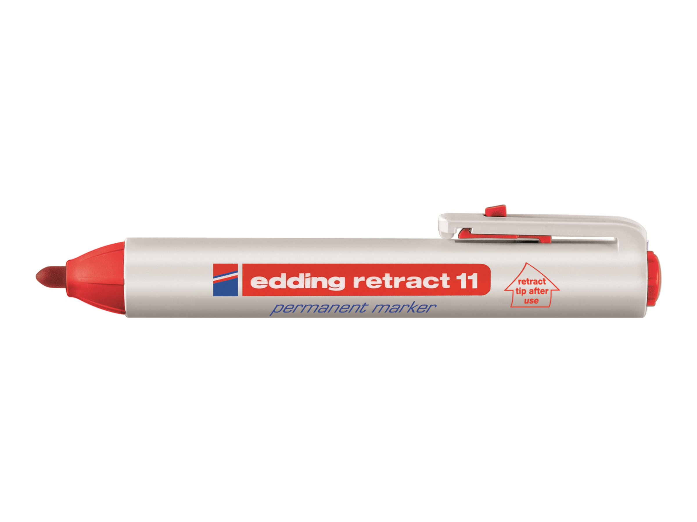 edding retract 11 Permanentmarker rot 1,5 - 3,0 mm, 1 St. edding retract 11 Permanentmarker rot 1,5 - 3,0 mm, 1 St.