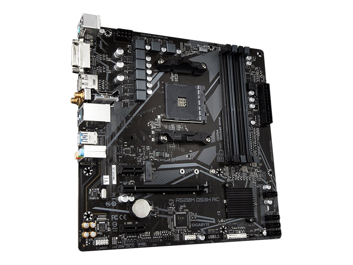 GIGABYTE A520M DS3H AC AM4 1xHDMI 1xDP