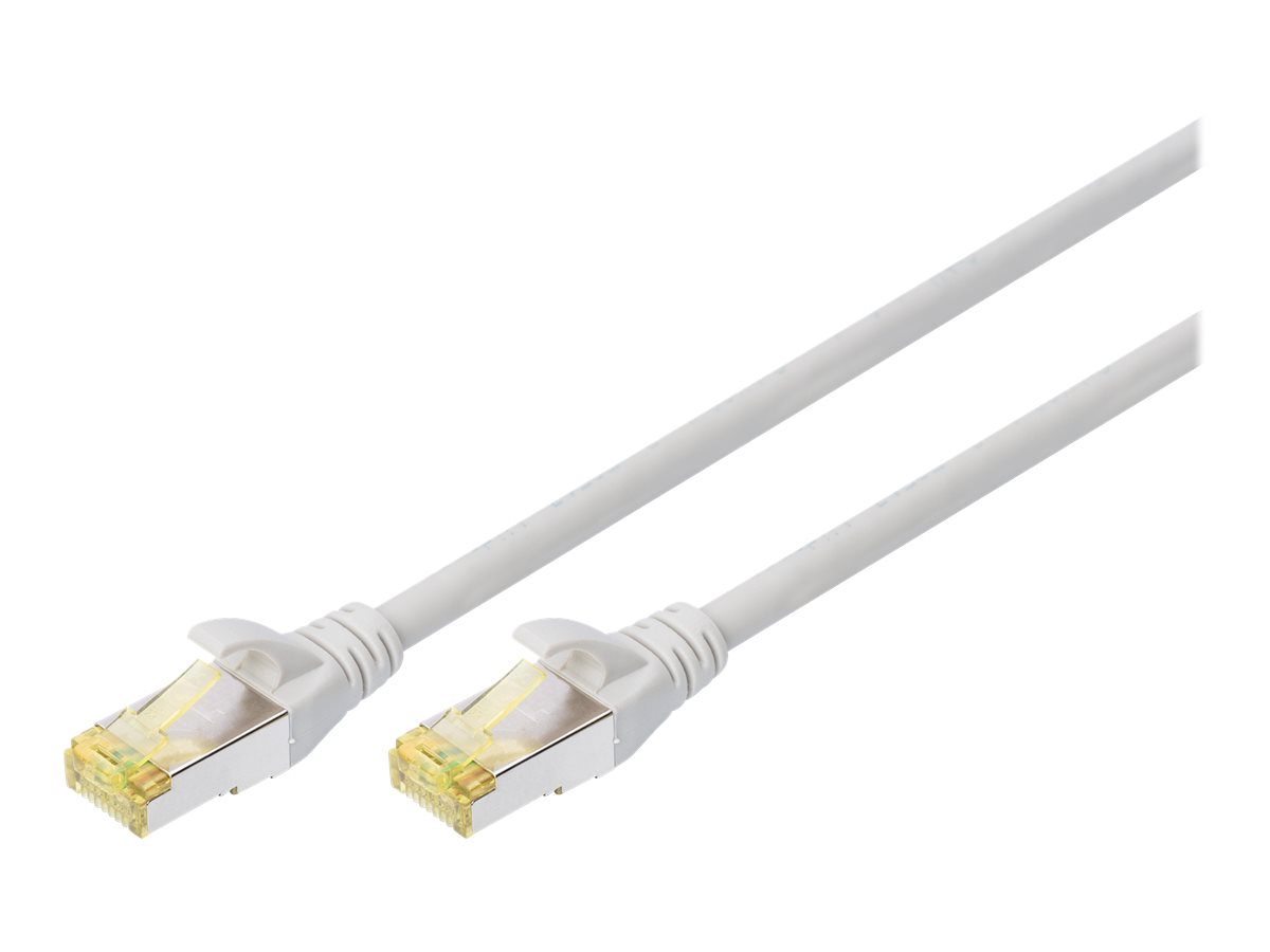 DIGITUS CAT 6A S-FTP Patchkabel Cu LSZH AWG 26/7 Laenge 30 m Farbe Grau
