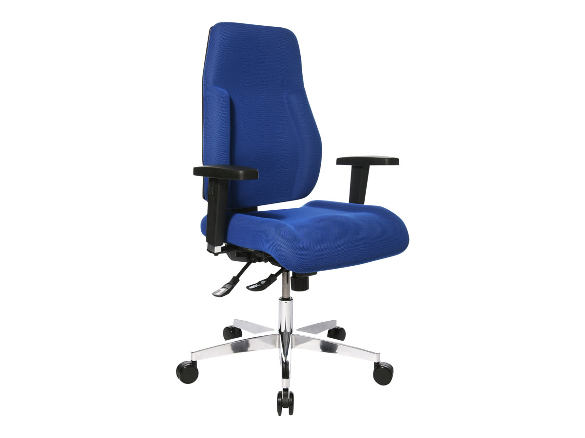 Topstar Buerostuhl Point 91, PI99GBC6 Stoff blau, Gestell alu Topstar Buerostuhl Point 91, PI99GBC6 Stoff blau, Gestell alu