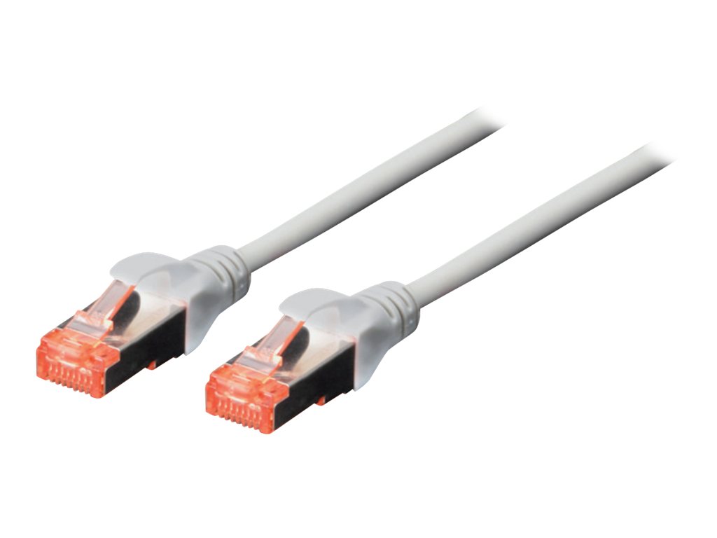 DIGITUS Patch Kabel SFTP/PIMF CAT6 15m 4x2AWG 26/7 2xRJ45 grau DIGITUS Patch Kabel SFTP/PIMF CAT6 15m 4x2AWG 26/7 2xRJ45 grau
