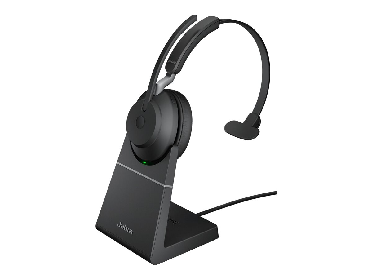 Jabra Evolve2 65 UC Mono USB-A mit Ladestation Jabra Evolve2 65 UC Mono USB-A mit Ladestation